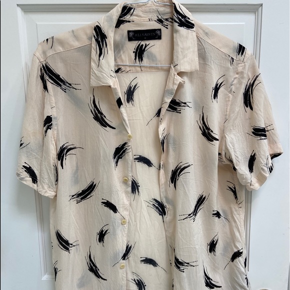 All Saints Other - All Saints Feather Button Down Shirt